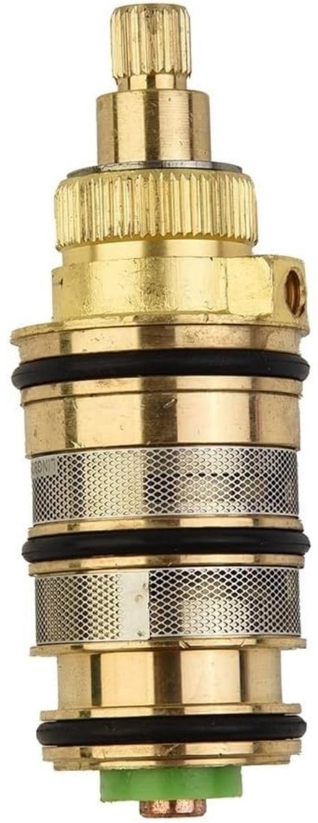 EXCITAT Reparatieset voor messing - Vervanging van de messing thermostaatklep - Reparatieset voor de mengkraanstang - Voor douchekranen