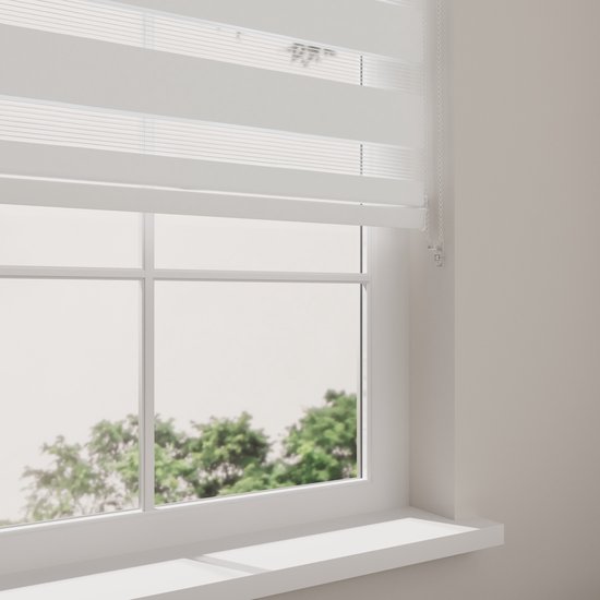 Duo Roller Blind Splendid Translucent White 220 x 175 cm