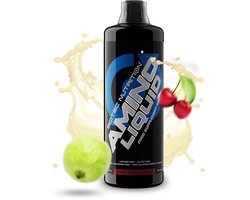 Scitec Nutrition® - Amino Liquid (1000 ml - Cherry Guava) - Kers/Guava - 66 doseringen - vloeibare aminozuren - aminozuur - eaa - bcaa - l-isoleucine - l-leucine - l-valine - glycine - vloeistof