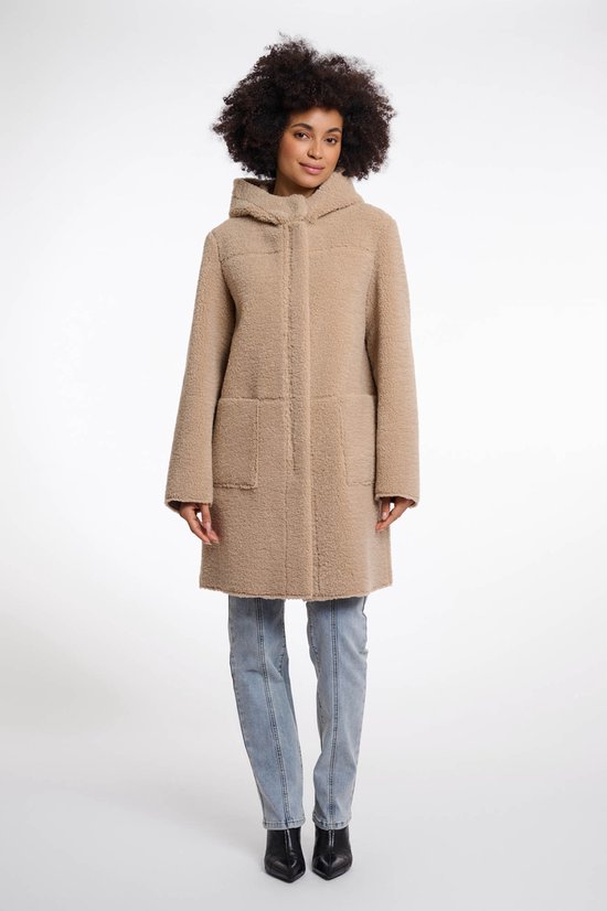 Veste femme Rino&Pelle - Veste réversible Alina - marron clair