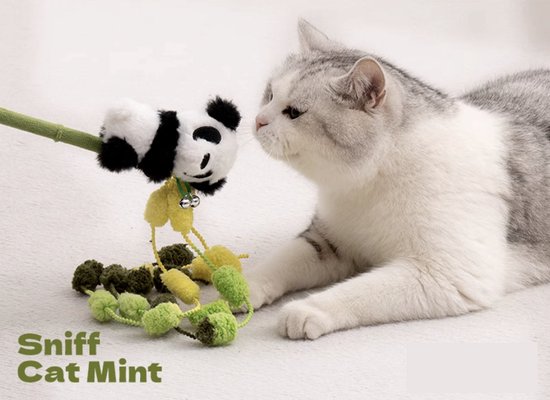 Whack-a-Mole 3-in-1 kattenkrabben post en speelgoed, interactief houten