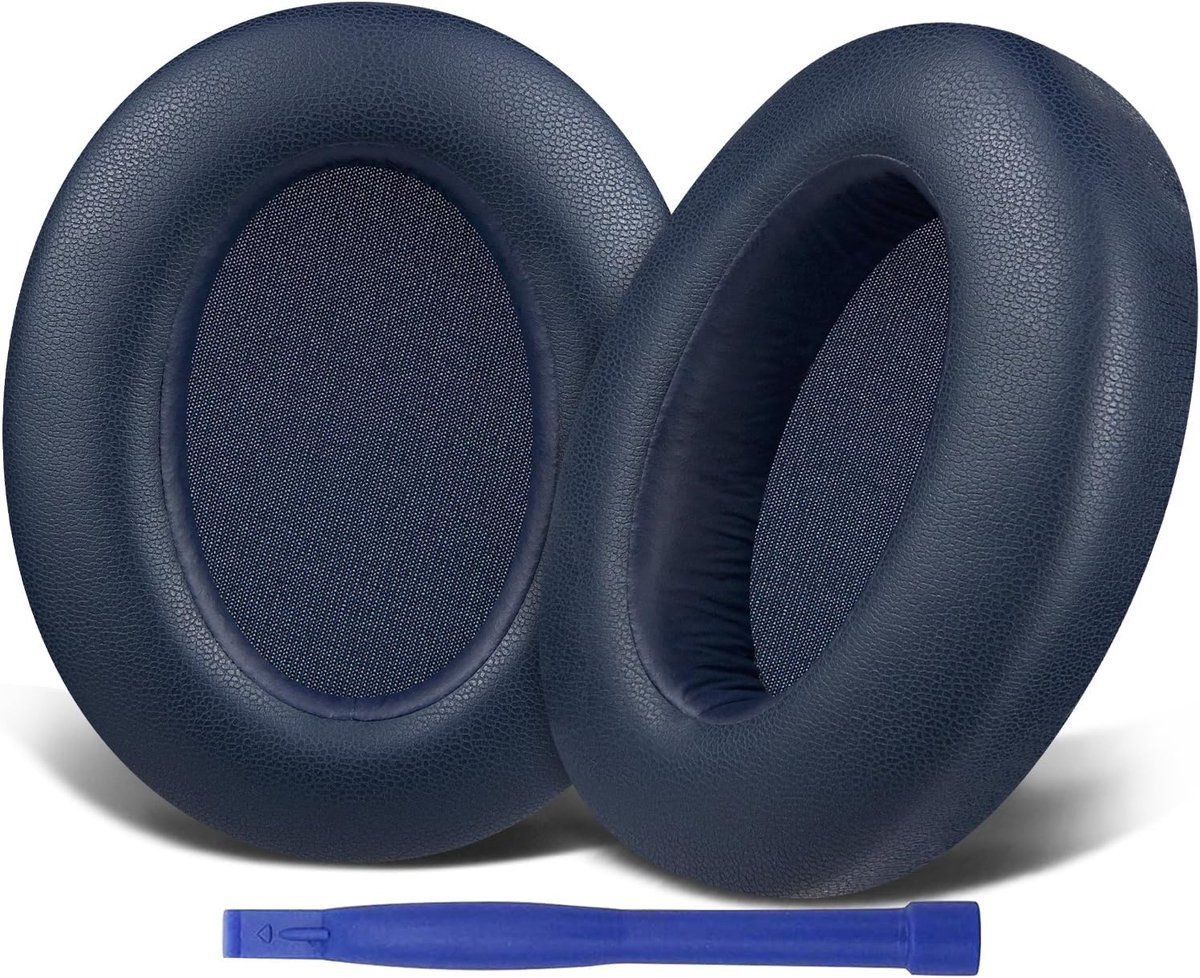 Vervangende oorkussens Geschikt voor Sony WH-XB910N Extra Bass-hoofdtelefoon, oorkussens met zacht proteïneleer en geluidsisolerend schuim - Blauw