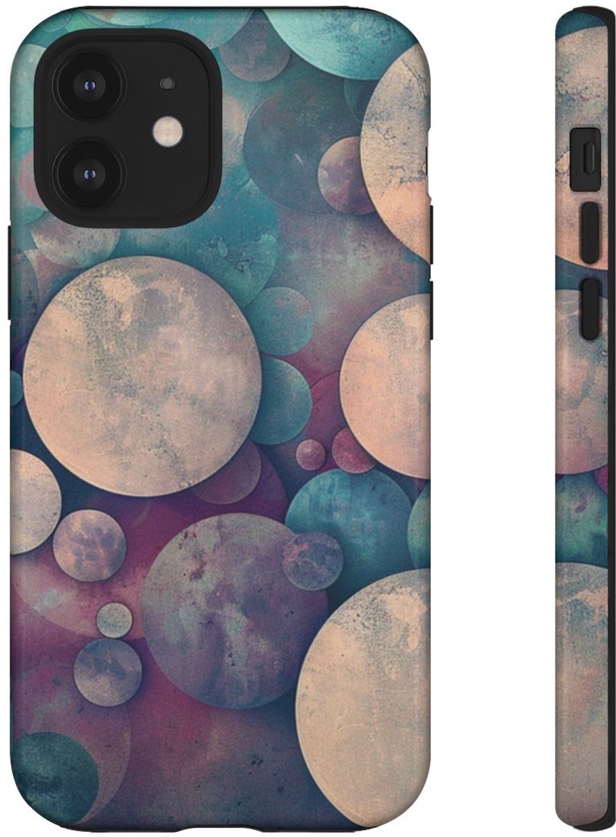 Dromerig Patroon van Veelkleurige Cirkels – Telefoonhoesje Geschikt voor iPhone 12