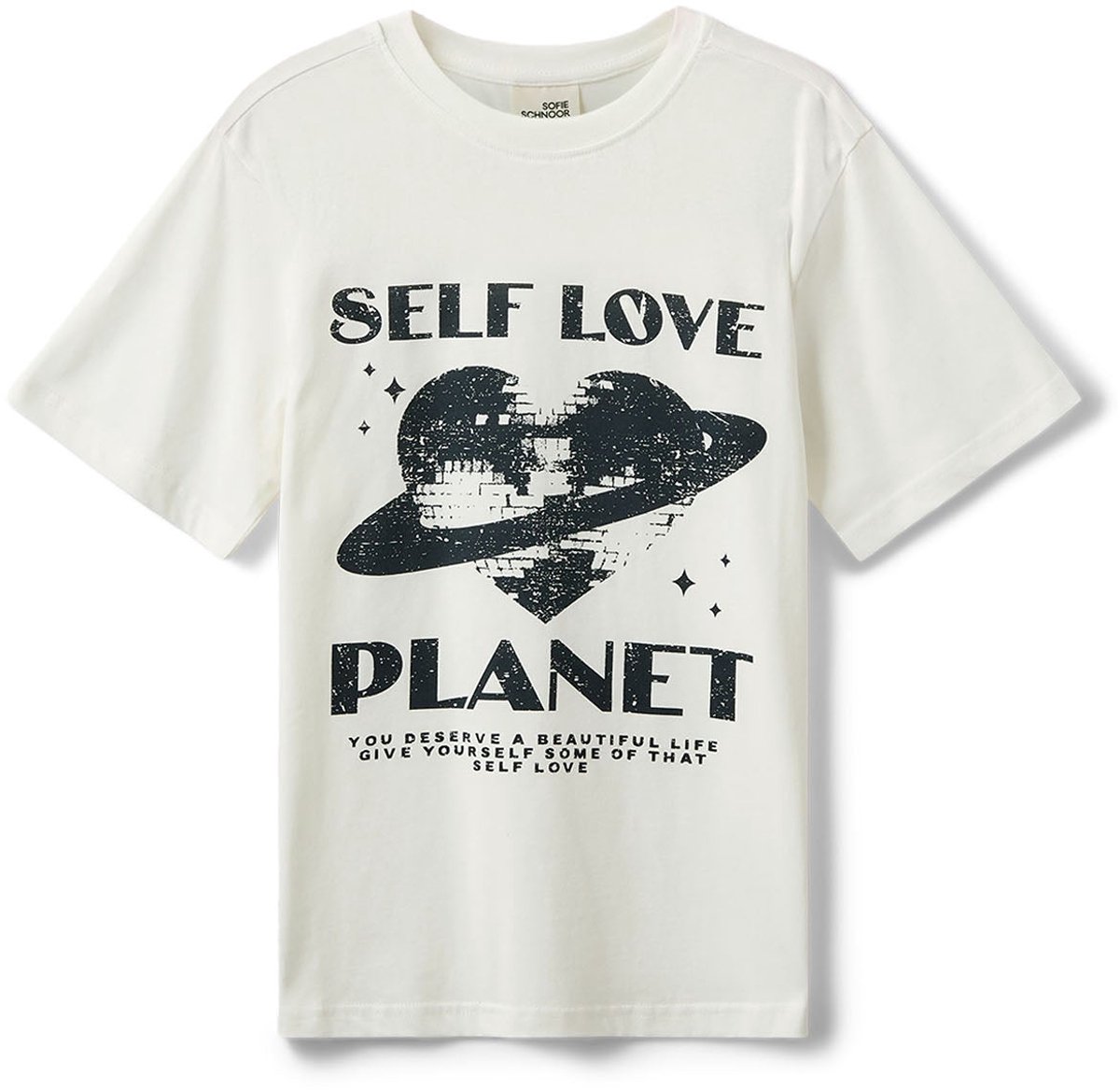Sofie Schnoor - ZenaSY T-shirt - Snow white - Maat 152