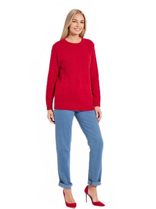 Tunique à manches longues et col rond