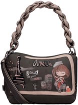 Anekke Sac à épaule bandoulière crème noir pour femme - Memories Nature Towanda Crossbody Bag S Anekke Sac à épaule bandoulière crème noir pour femme - Memories Nature Towanda Crossbody Bag S