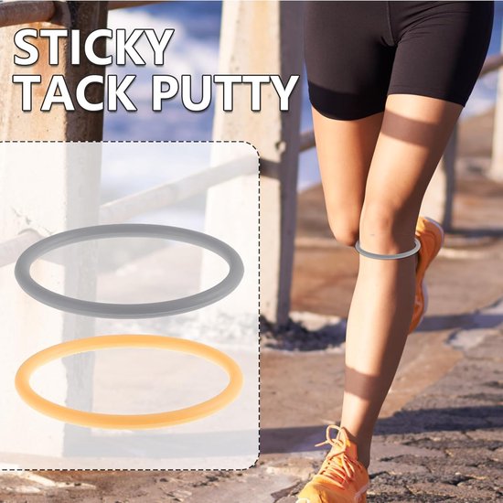 4 Pcs Patellar Tendon Bands - Patella Bands - Silicone Patella Knee Bandage - Knie Bands voor Basketball - Voetbal - Hiking - Hardlopen — afbeelding 5