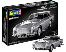 Revell Modelbouwpakket Militaire voertuigen - 07746 Click System - Aston Martin DB5 - James Bond 007 Goldfinger - Klassieke Auto Plastic - 1:24 - Modelbouw
