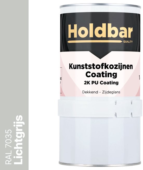 Foto: Holdbar kunststofkozijnen coating lichtgrijs ral 7035 1 kg