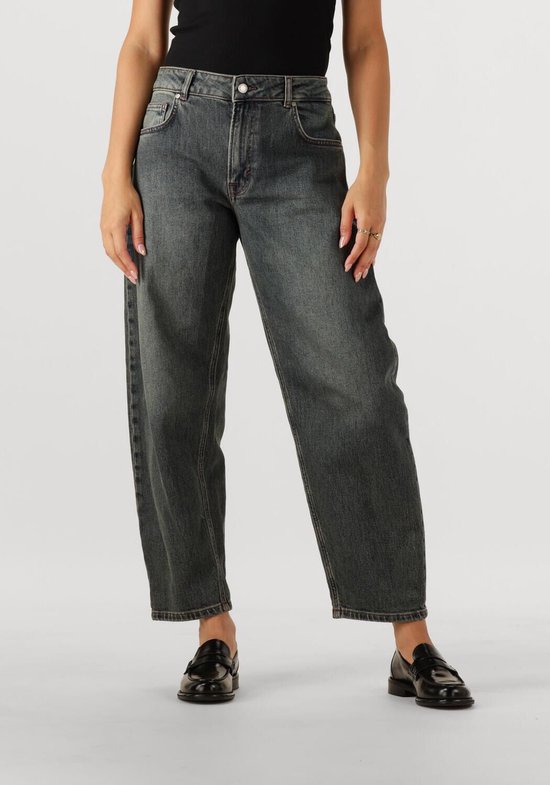 My Essential Wardrobe Baloomw 139 High Barrel Jeans Dames - Broek - Donkerblauw - Maat 30