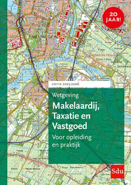 Wetgeving makelaardij, taxatie & vastgoed 2025-2026 - cover