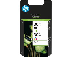 HP 304 - Inktcartridge / Zwart en Kleur