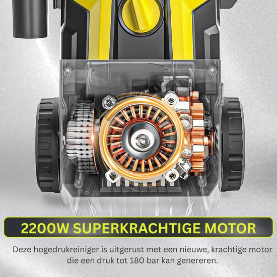 DailySupplies® Hogedrukreiniger Auto - Hogedrukspuit - Terrasreiniger van DailySupplies® — afbeelding 2