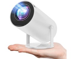 Beamzy - Mini beamer + Gratis HDMI kabel- Pro versie - Mini Beamer - mini projector - draagbare beamer - projector / beamer - Geïntegreerd Android 12.0 systeem - Screen mirroring smartphone - Home cinema
