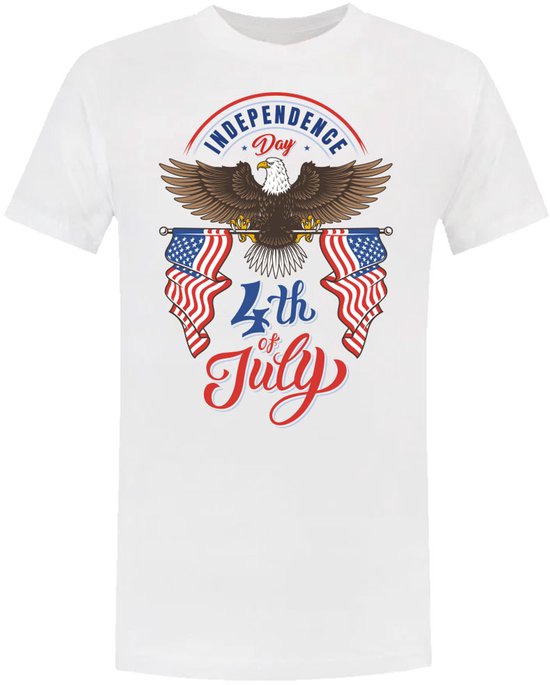 Independence Day 4th Of July Heren T-shirt - usa - amerika - verenigde staten - feest - peace - shirt