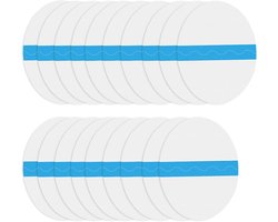 20 stuks dijbeen-anti-slijtagestickers, zelfklevende superstickers voor de binnenkant van de dijen, onzichtbare dijbeen-wrijvingsstickers, huidvriendelijk, zweetabsorberend