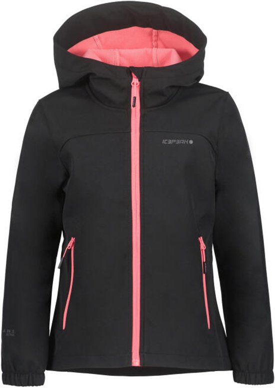 ICEPEAK KOBRYN JR Meisjes Softshell - Zwart - 140