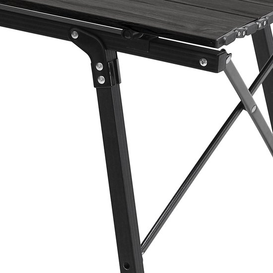 Jawinio tuintafel - opklapbare tafel in hoogte verstelbaar aluminium zwartJw — afbeelding 4
