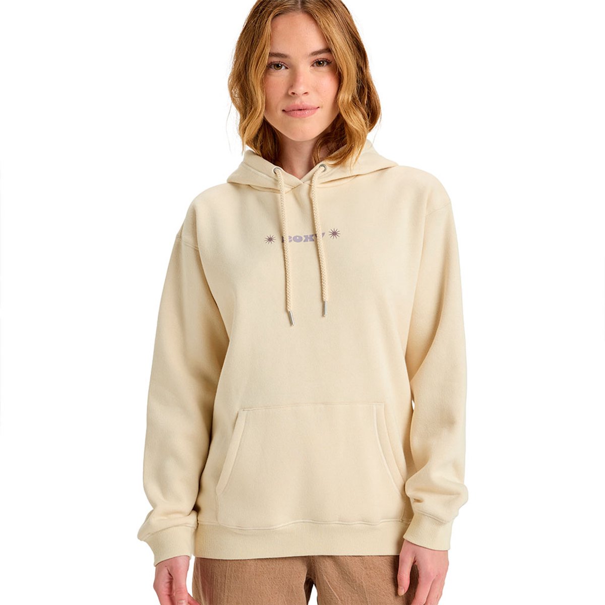 Roxy Surf Stoked Hoodie XS Vrouw Parchment