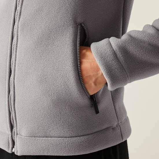 The Regatta Garrian Ii Bomber Jacket - Homme - Avec doublure en tissu Sherpa - Gris clair