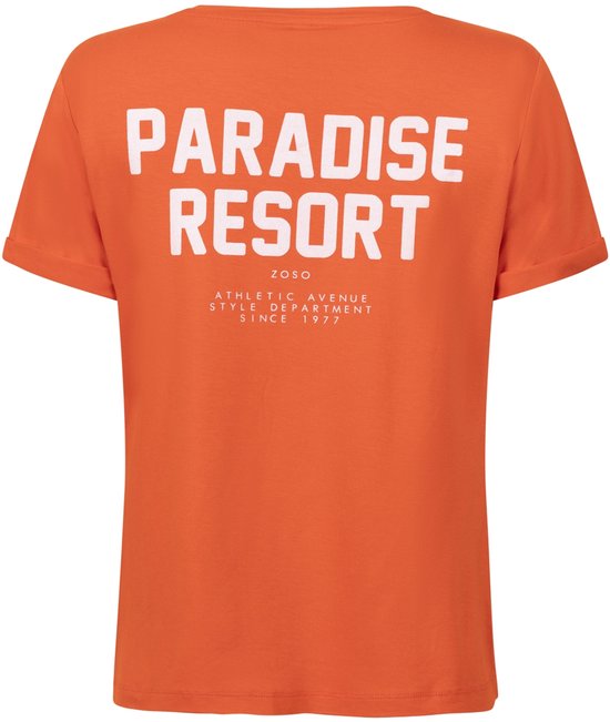 Zoso T-shirt Ellen 253 1050 Orange Dames Maat - XXL