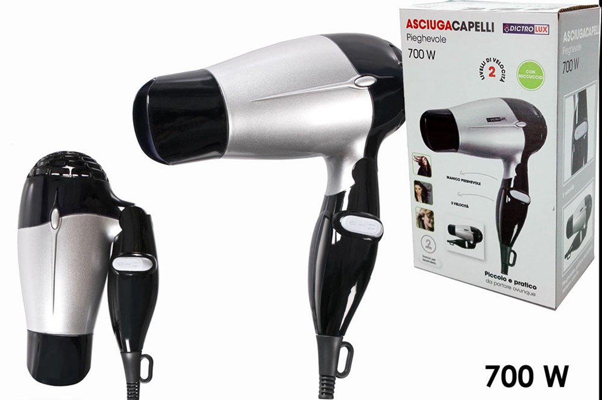 DictroLux-3018-700w-haardroger-Reis haardroger-Vakantie haardroger