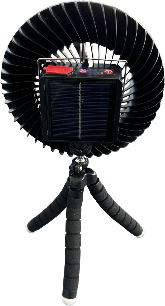 Maximus LED Solar campinglamp USB 200lm