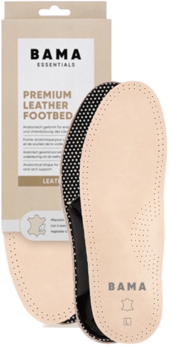 Bama Premium Leather Footbed - Anatomsich gevormd voetbed voor optimaal loopcomfort - 46