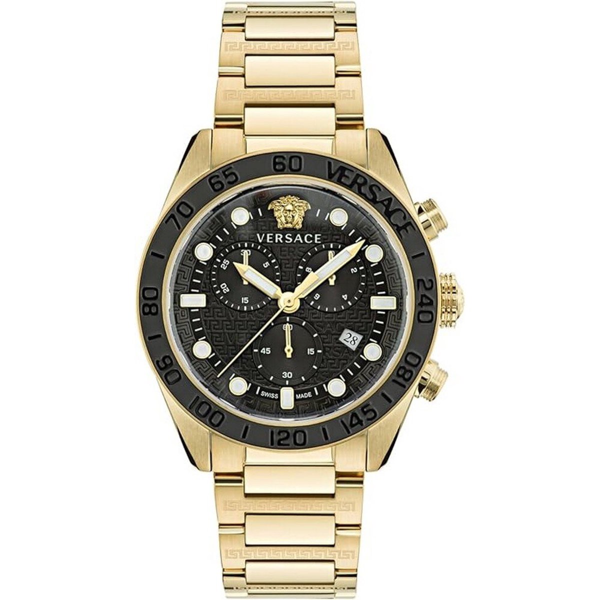 Versace - VE6K00523 - Polshorloge - Heren - Kwarts - Greca Dome