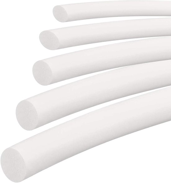 Estresen Siliconen schuim afdichtstrip rond dia. 14mm x 2M lang Estresen Siliconen schuim afdichtstrip rond dia. 14mm x 2M lang