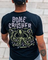 PRiDEorDiE BONE CRUSHER V.2 T-shirt Zwart - M