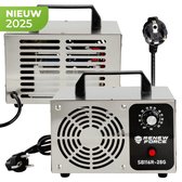 Ozongenerator Luchtreiniger Ionisator Generator 28.000mg/h - Bereik 100-120 m2 - 150W - Filtert de Schadelijke Luchtdeeltjes - 1 uur Timer - Tegen Hooikoorts, Virussen en Allergenen - Makkelijk te gebruiken - Ozon Generator