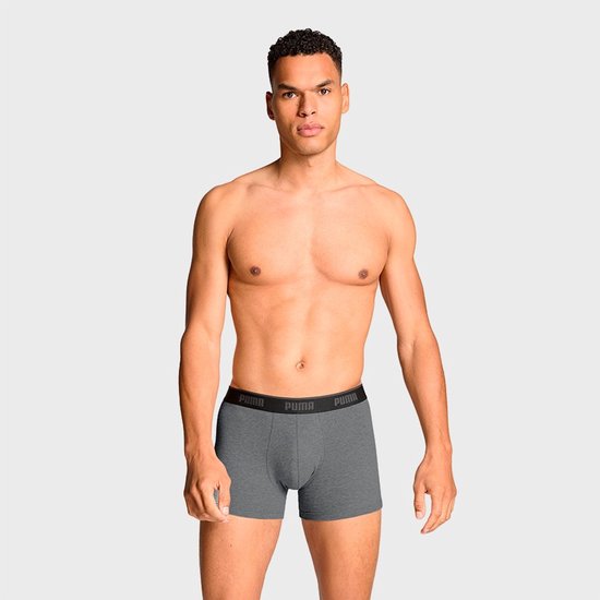 Lot de 3 boxers Puma pour homme - Sous-vêtements en coton pour homme - Sous-vêtements L - Zwart