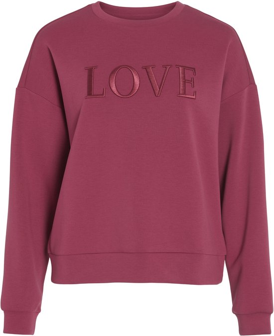 Vila Trui Vireflect Love O-neck L/s Top 14113268 Anemone Dames Maat - L