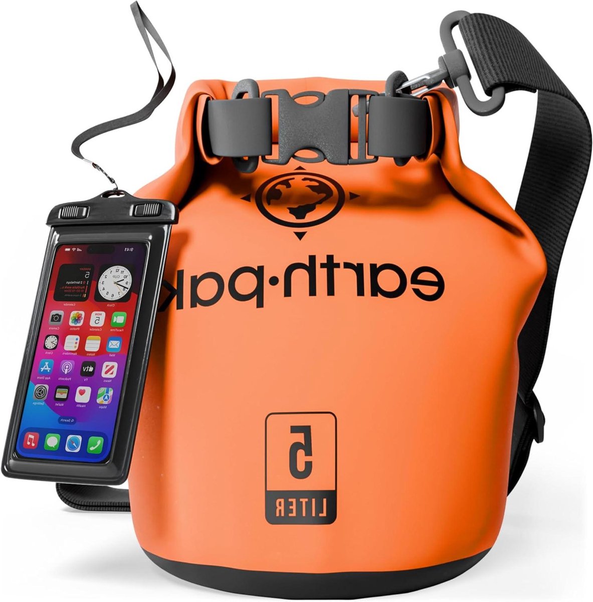 Waterdichte Dry Bag - Roll Top Compressiezak voor kajakken, strand, raften, varen, wandelen, kamperen en vissen met waterdichte telefoonhoes