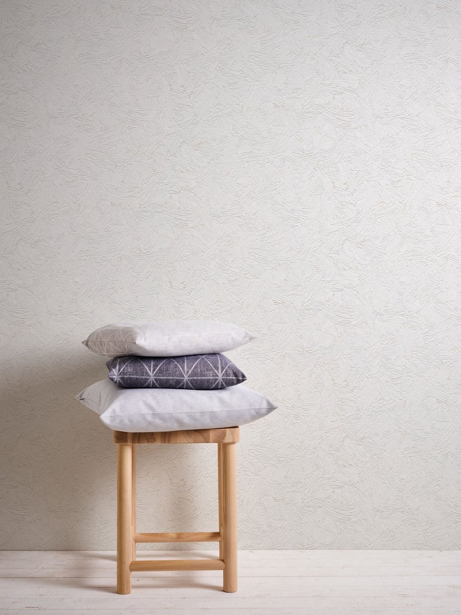 Patroon behang Behang slaapkamer Papiertapete Wit 330345 | Koop nu voordeling behang