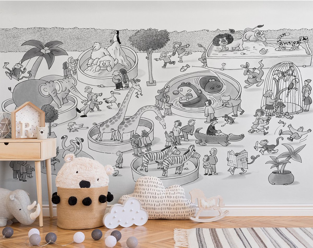 Fotobehang Zoob&w DD114805 A.S. Création XXL 5 | 3D Fotobehang op maat