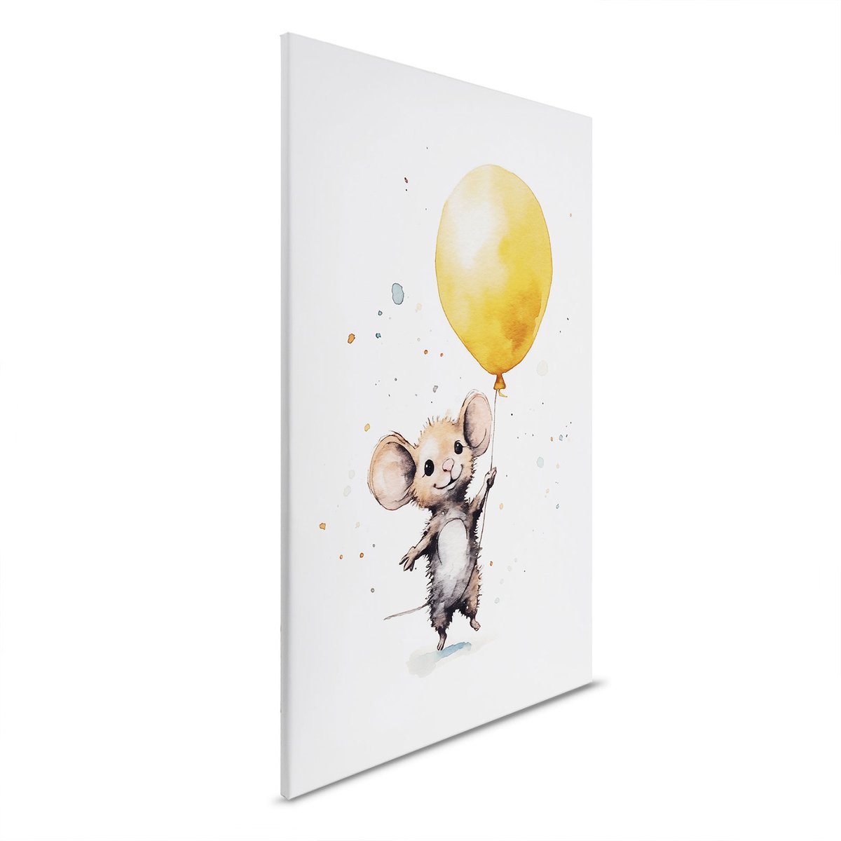 Canvas Cute Mouse Yellow | DD133291