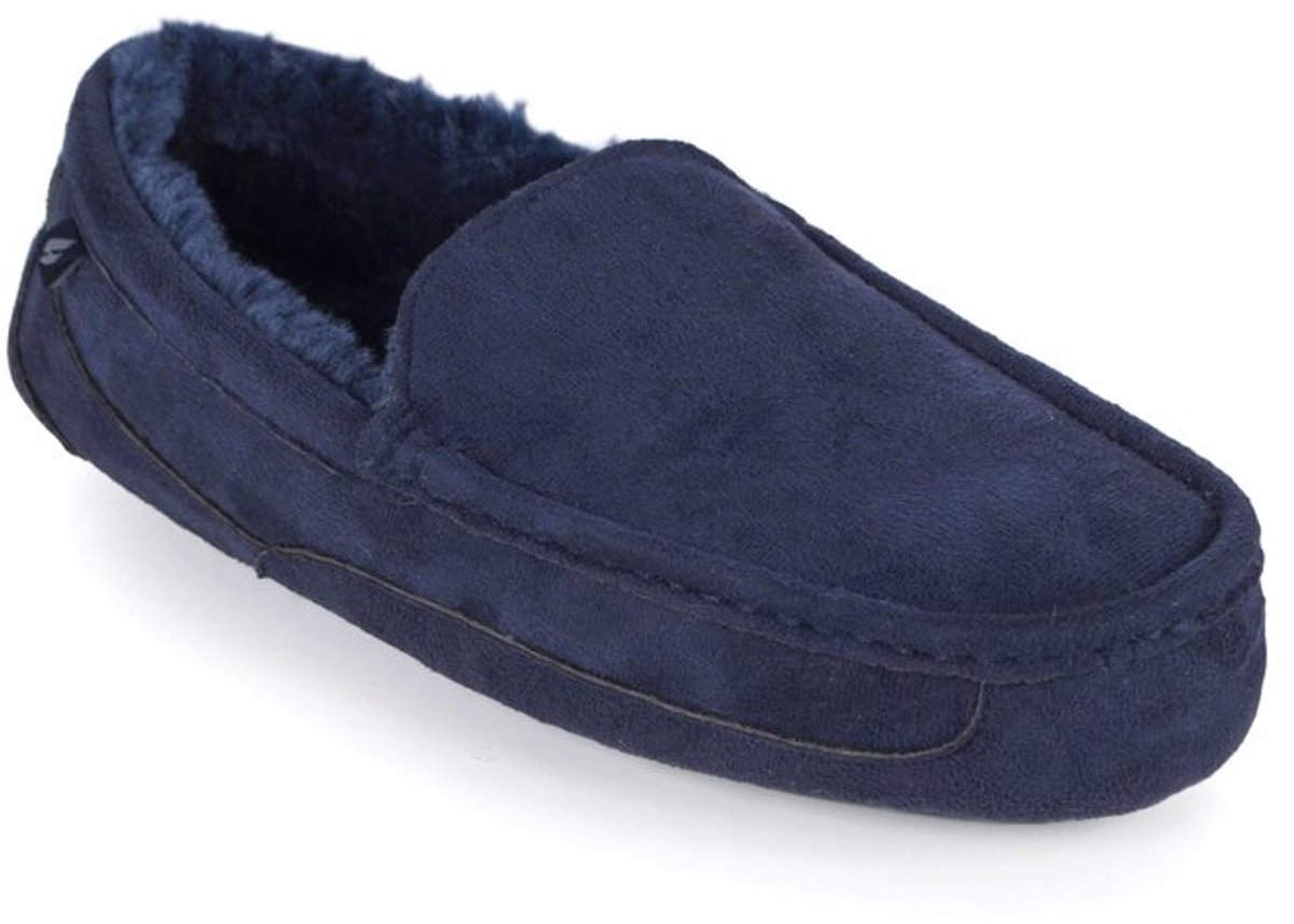 De Warmste Herenpantoffels Warmtehouderspantoffels 46 Blauw