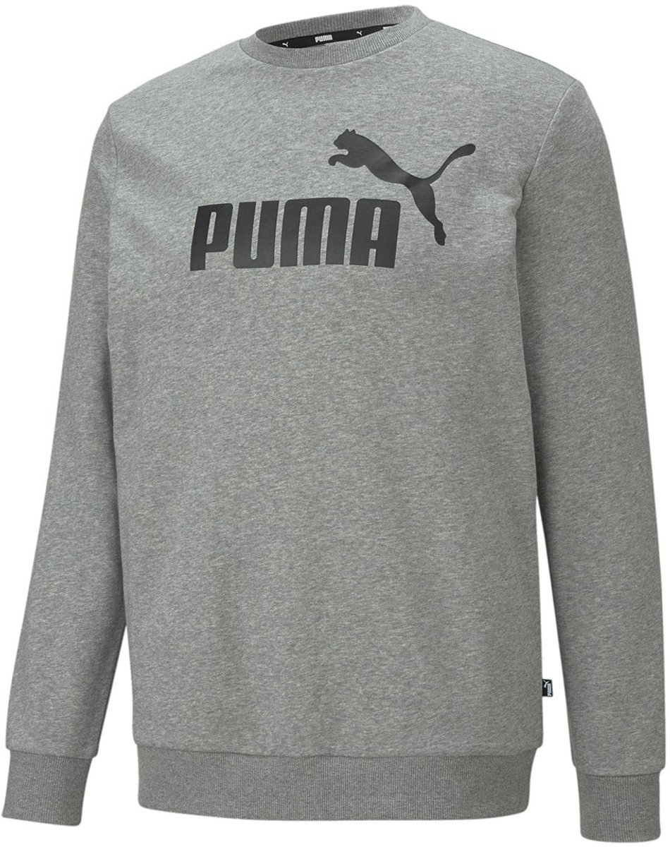 Puma Sweatshirt Essential Big Logo Crew Heren Grijs