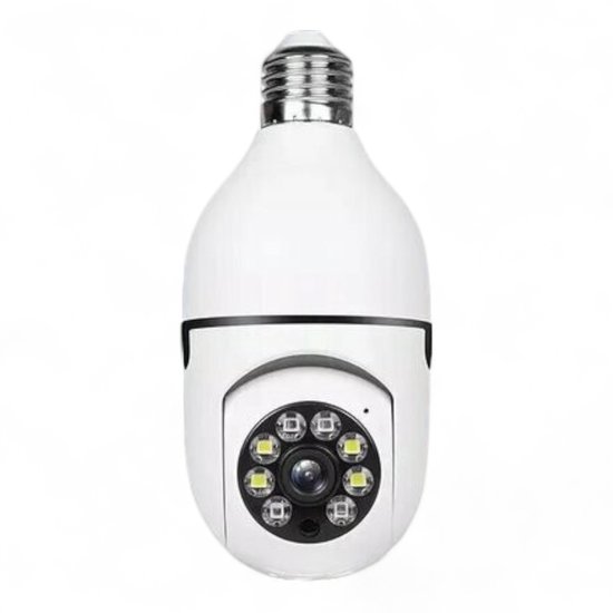 WiFi Panoramic Bulb Camera 1080P HD met Nachtzicht - WiFi - €32,95