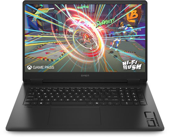 "HP OMEN Gaming 17-db1050nd Copilot+ PC AMD Ryzen AI 7 350 Laptop 43,9 cm (17.3"") Full HD 16 GB DDR5-SDRAM 1 TB SSD NVIDIA GeForce RTX 5050 Wi-Fi 6 (802.11ax) Windows 11 Home Zwart" - HP - Hoofdafbeelding
