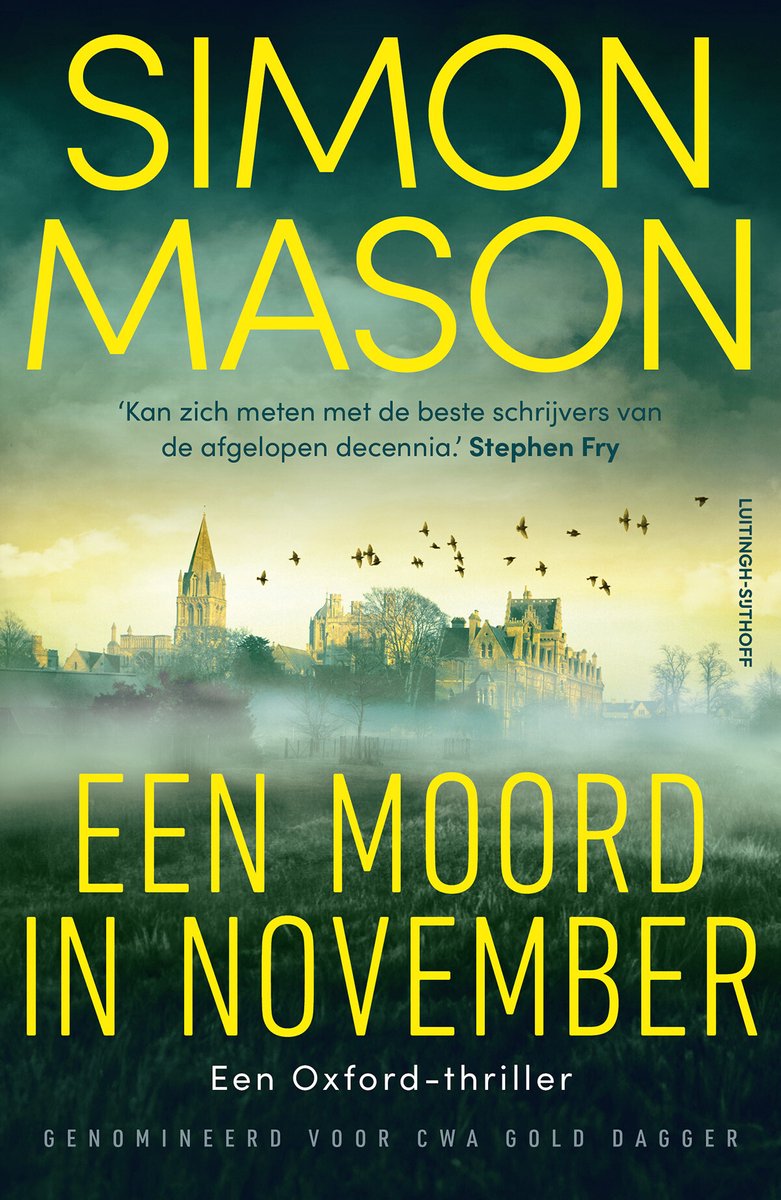 Omslag van Een Oxford-thriller 1 - Een moord in november