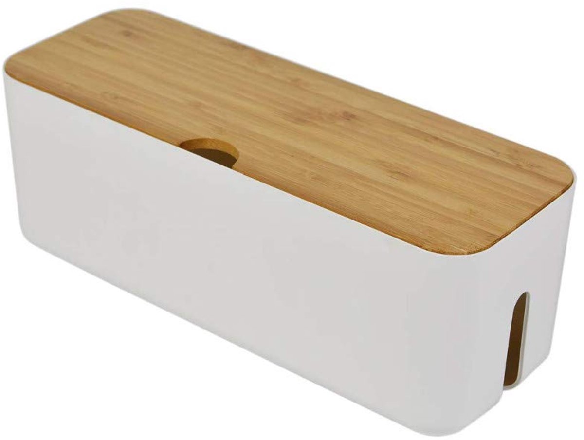 Ibenzoa® Kabelbeheerdoos voor nette en veilige kabelorganisatie in huis of op kantoor