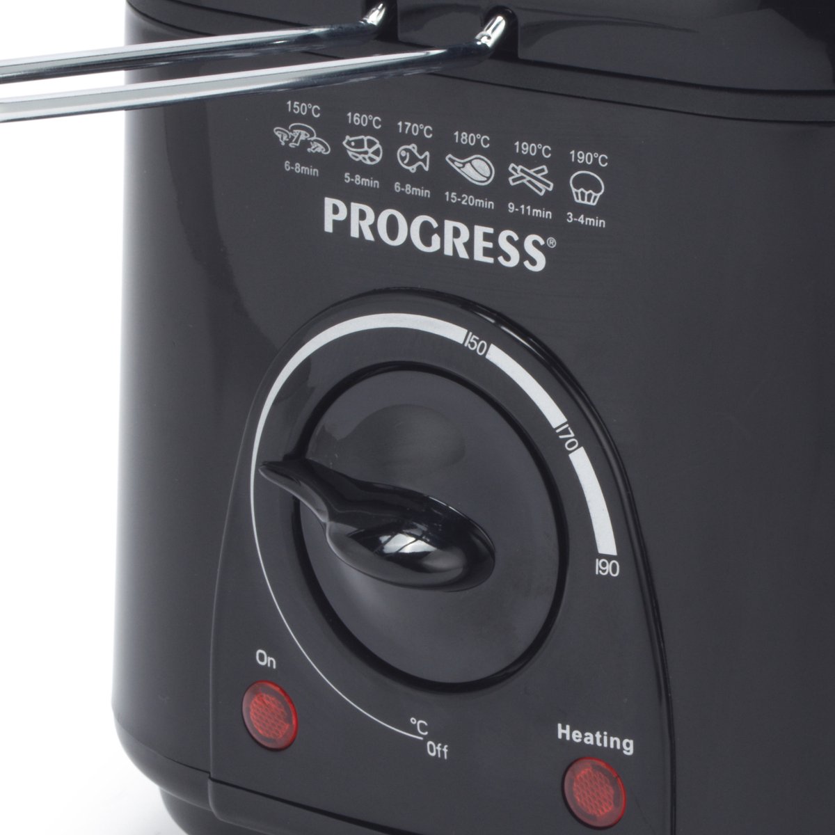 Afbeelding 2 van Progress compacte mini-frituurfriteuse van 1 liter