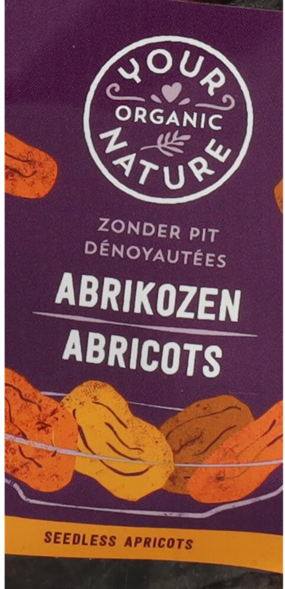 Goedkoopste Your Organic Nature Abrikozen Gedroogd Bio 500 gr