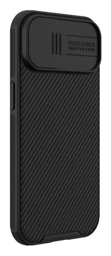 Nillkin CamShield Case pour Apple iPhone 15 - Coque arrière avec curseur d'appareil photo Zwart