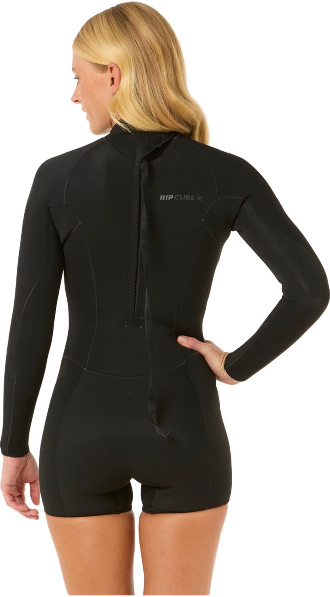 2025 Rip Curl Dames Dawn Patrol 2mm Rug Ritssluiting Lange Mouwen Lent