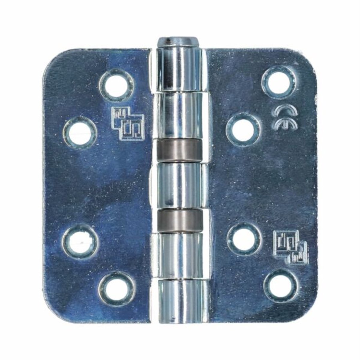 Kogelscharnier - Zilver - Staal - VEILIG - VEILIG Kogellager6512 ronde hoek 76x76mm zilver staal