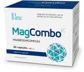 MagCombo - Geconcentreerd zuiver magnesium, (speciale) olieformule voor maximale opname, verrijkt met vitamines B2, B6, B12 en C, 1 capsule per dag, in laboratorium getest. - 60 Capsules
